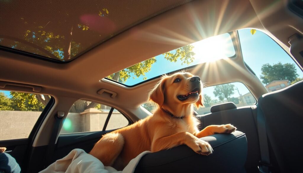 Cracking windows to cool dogs in cars