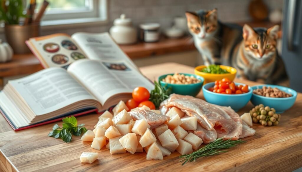 Homemade cat food