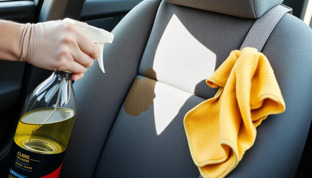 Removing cat urine odors from fabric upholstery