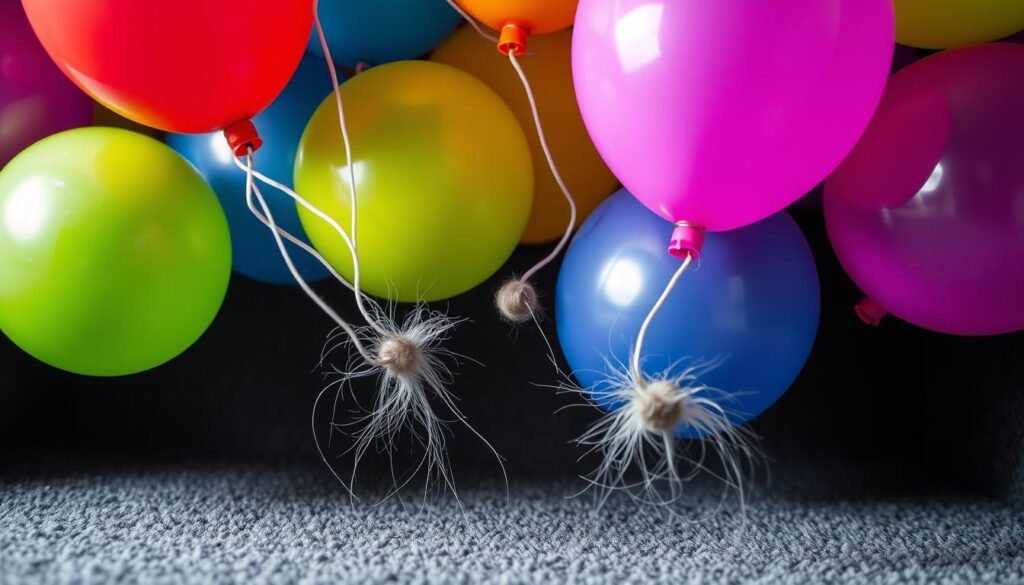balloon static electricity pet hair