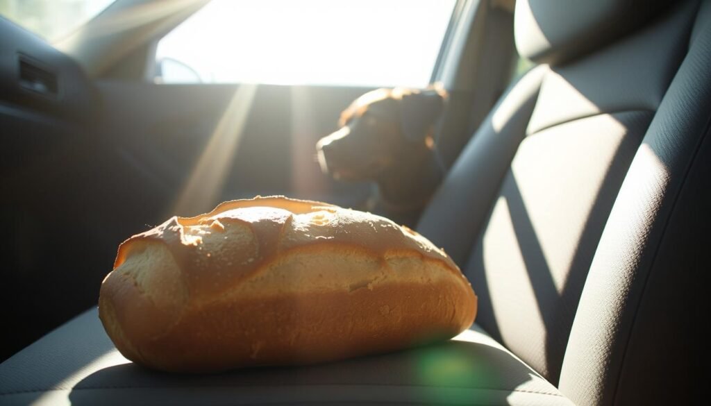 bread in car