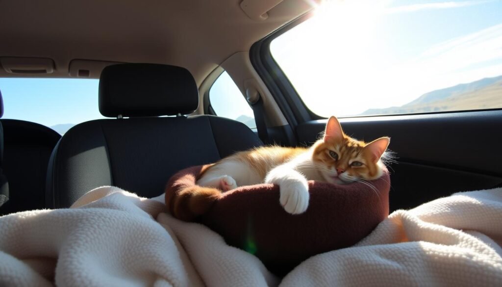 cat in car