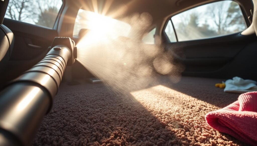 deep cleaning car carpets