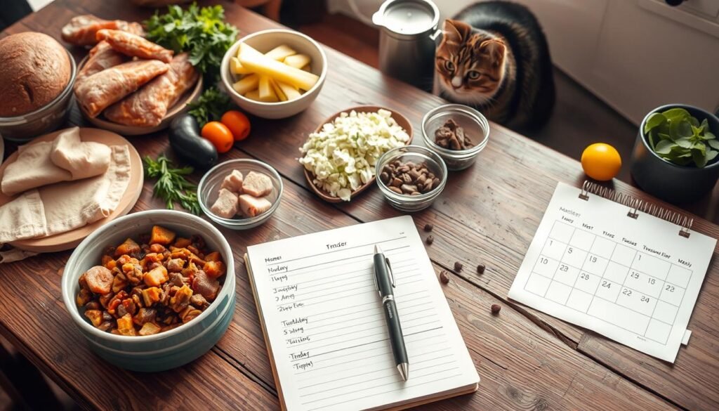 feline meal planning