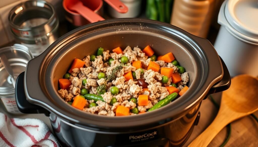ground turkey dog food recipe crockpot