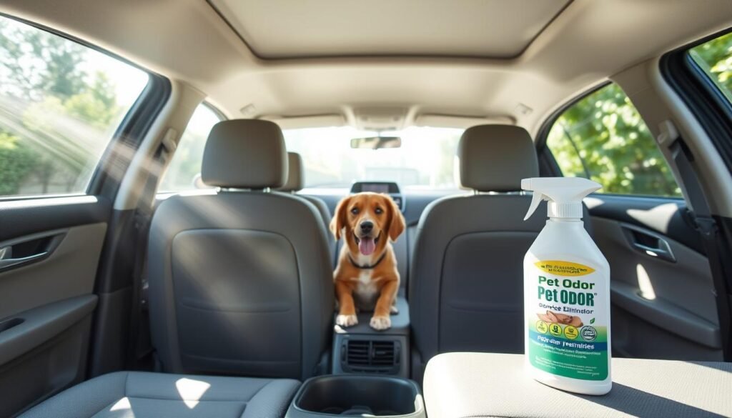 how do you get rid of dog smell in car