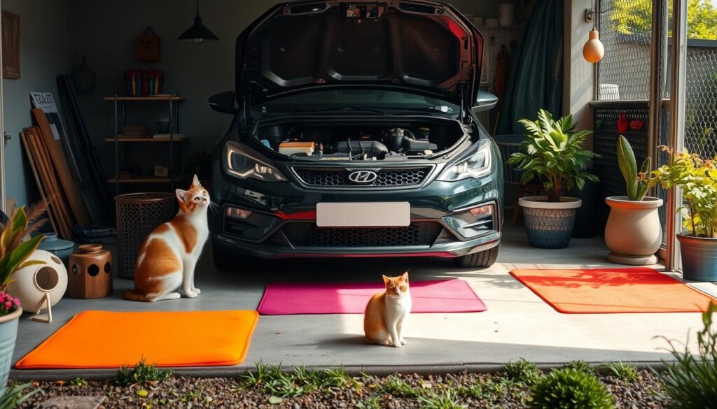 how to keep cats out of car engine