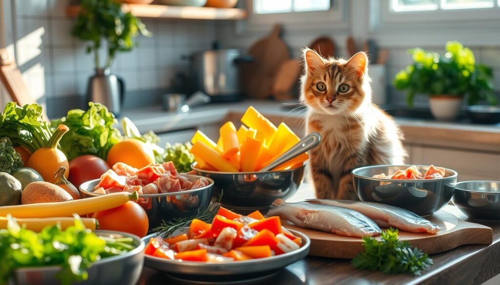 transitioning cats to homemade diet